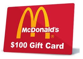 mcdonald's gift card