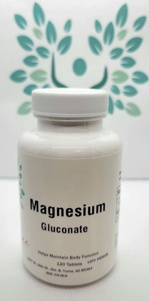Magnesium Gluconate 500mg 120 capsules
