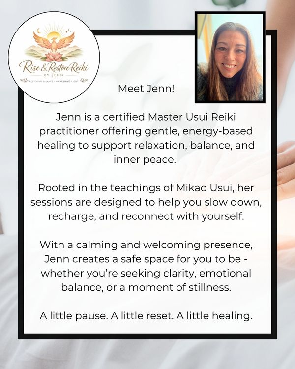 Rise & Restore Reiki with Jennifer Farland at Apothecorner