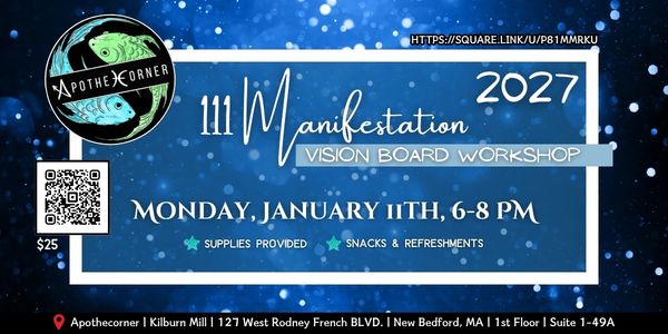 111 Manifestation Vision Board Workshop 2027 at Apothecorner