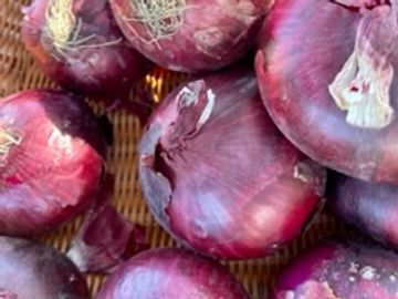 Sweet Red Onions, Sweet Yellow Onions