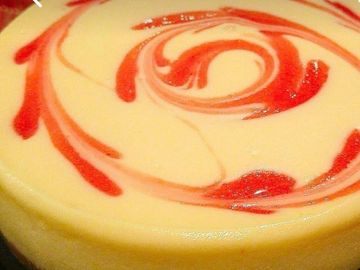 Strawberry Swirl Cheesecake