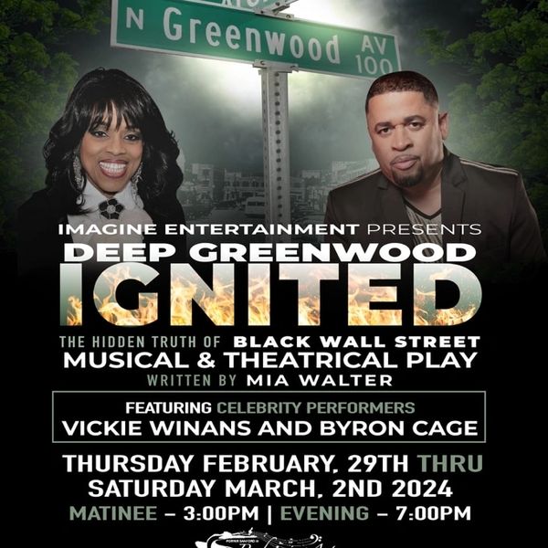 Black Wall Street Play to Headline Atlanta's Porter Sanford Performing Arts Center Feb. 29 - March 2