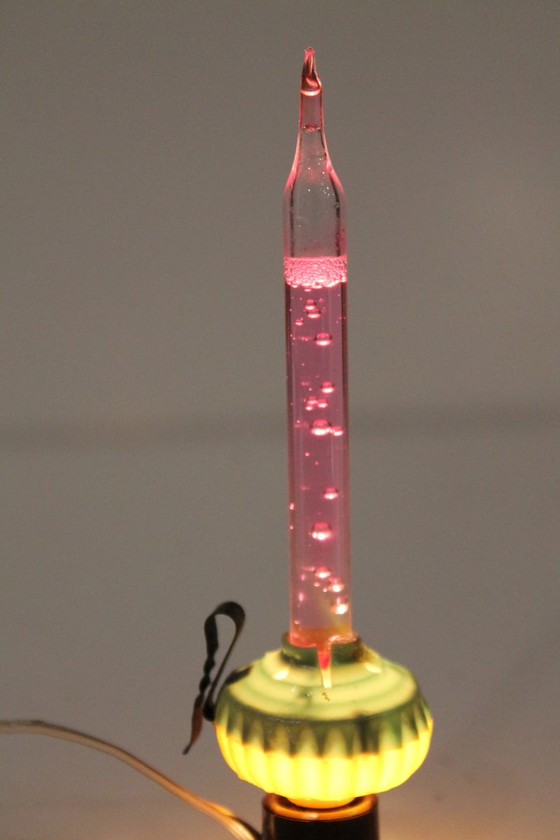 Oil bubble light tubes