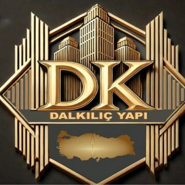 Dalkılıç Yapı logosu, binalar ve Türkiye haritası ile.