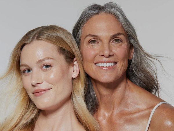 Two women with radiant, healthy skin after Hydrafacial treatments at GT Lash & Brows in Vero Beach.