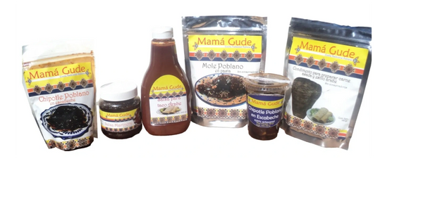 La familia de productos Mama Gude.