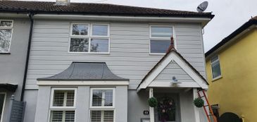 estauary cladding 
front of house cladding, fascia and soffits, southend on sea, essex