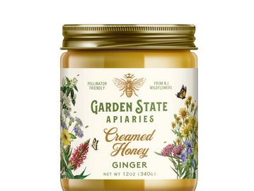 New Jersey Local Raw Ginger Creamed Honey