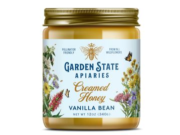 New Jersey Local Raw Vanilla Creamed Honey