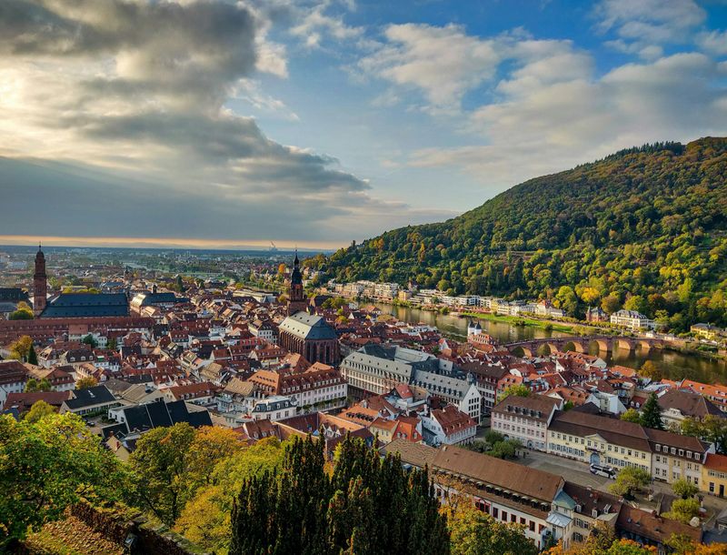 Luxury European destination featuring Heidelberg’s old town, river views and hillside landscape—curated cultural travel and scenic experiences.
