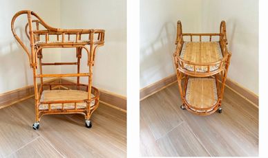 Rattan Bar Cart