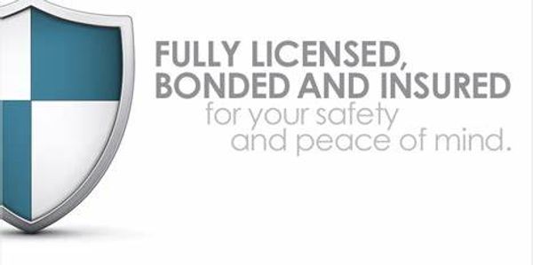 Licensed, bonded and insured