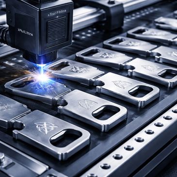 Production laser engraving, custom parts, industrial engraving, manufacturing engraving in Virginia 