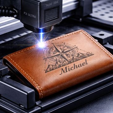 leather engraving, leather goods, leather gifts, leather products, leather marking. laser engraving 