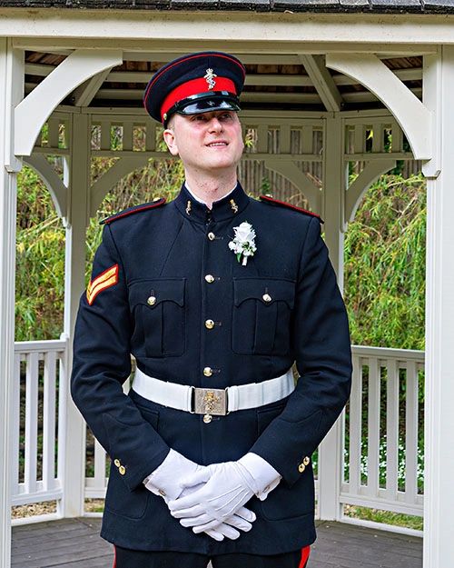 military wedding photographer