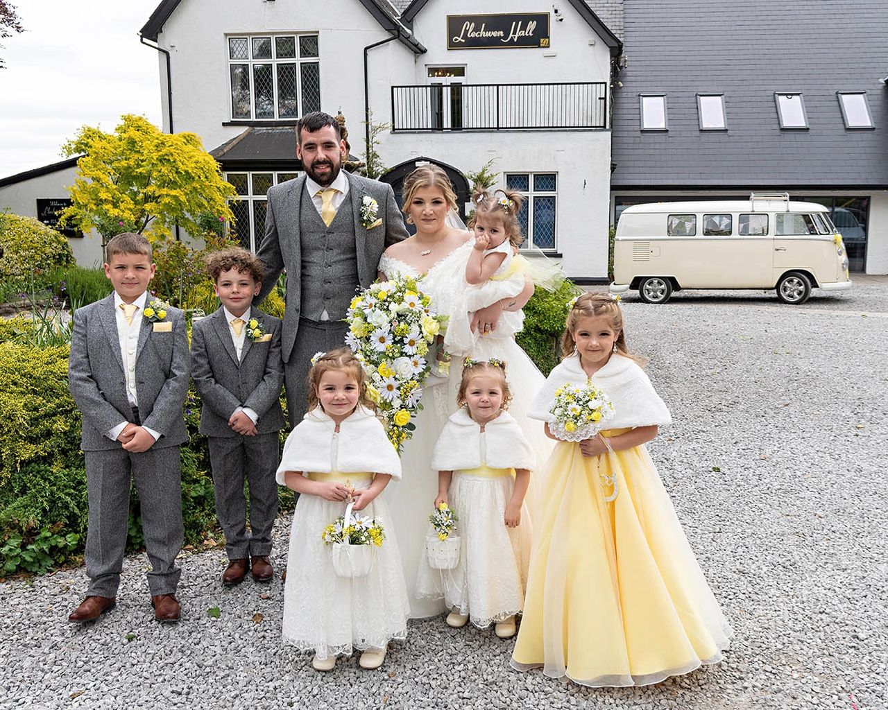 wedding photographer Llechwen Hall