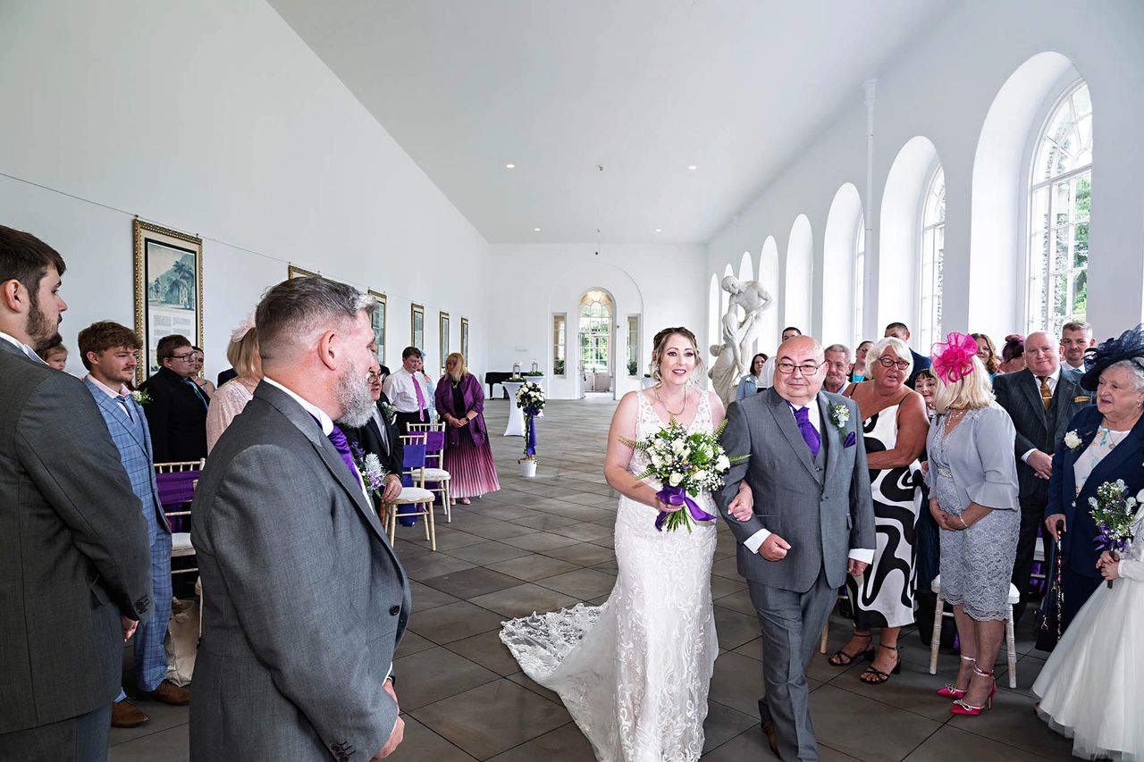 wedding photographer The Orangery Margam Park