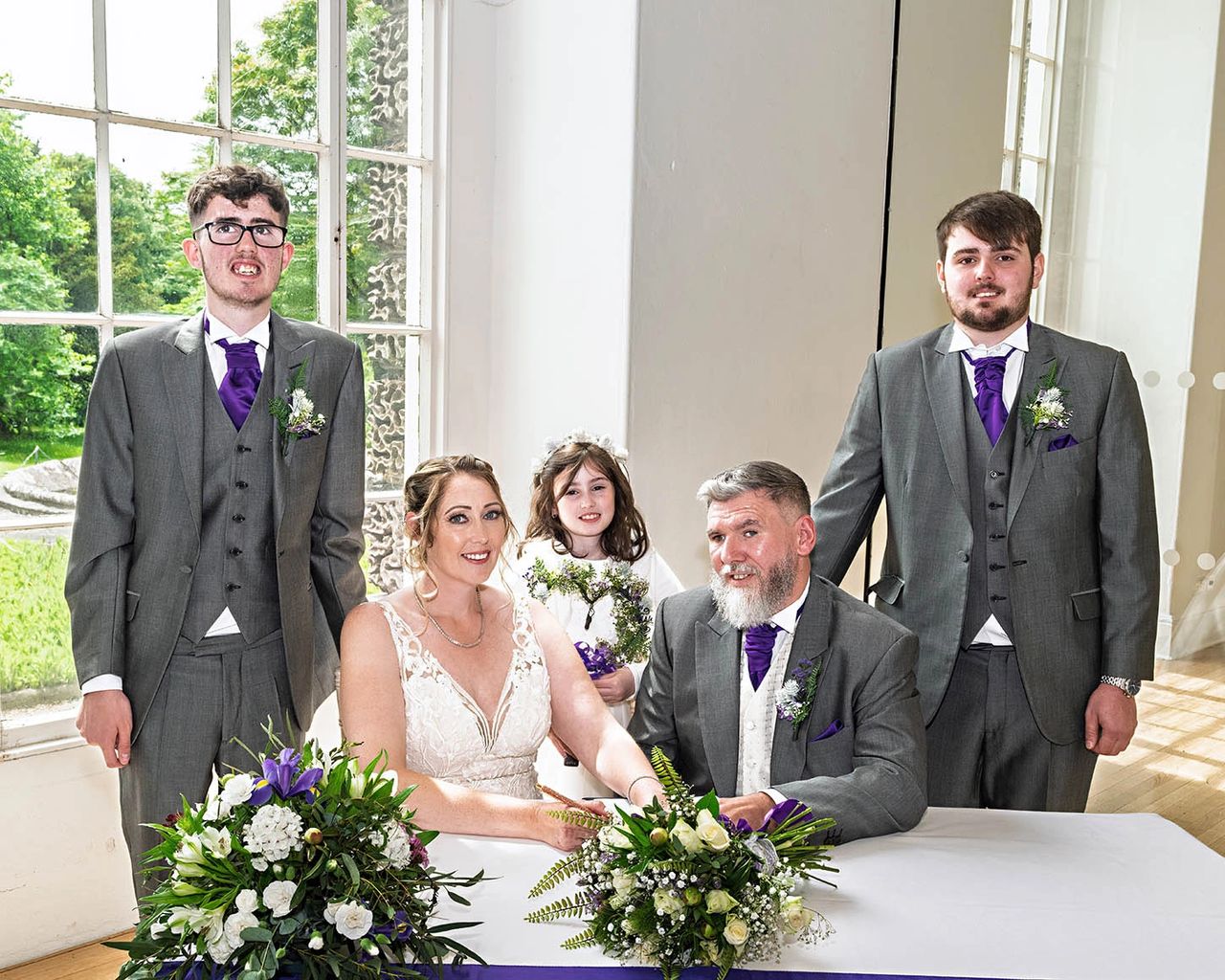 The Orangery Margam Park wedding photography