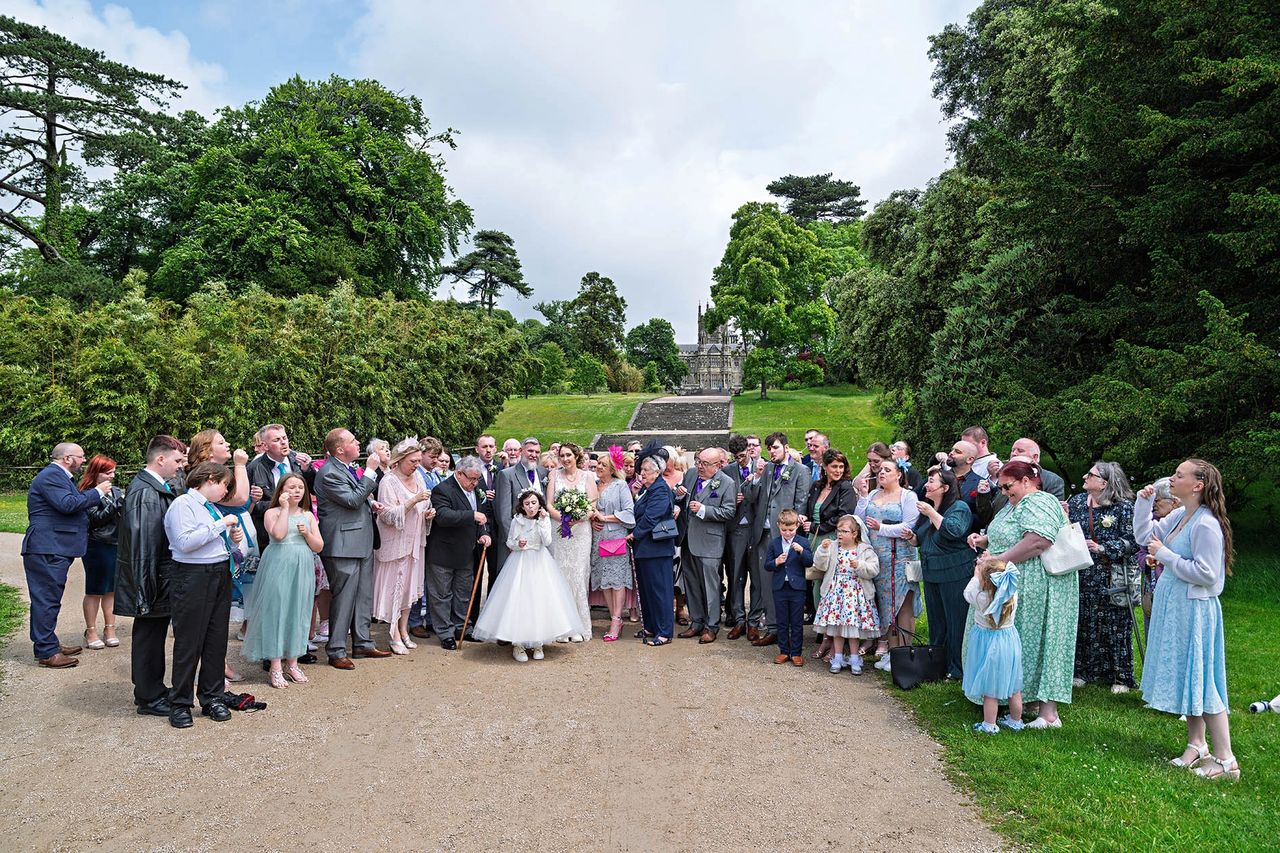 cheap wedding photography at The Orangery Margam Park