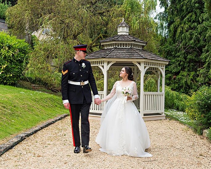 wedding photography at Limpley Stoke Hotel