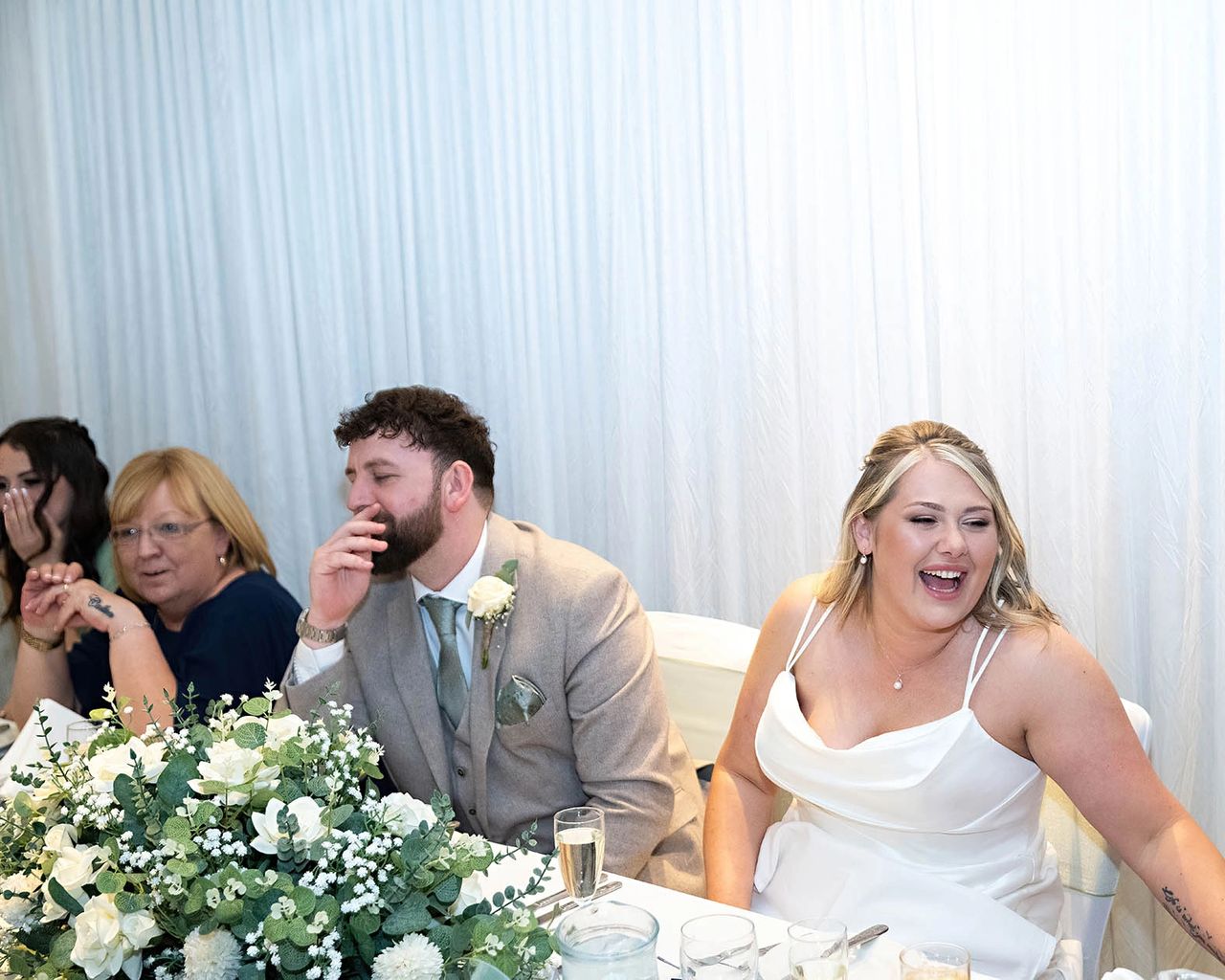 Professional wedding photography at DoubleTree Bristol