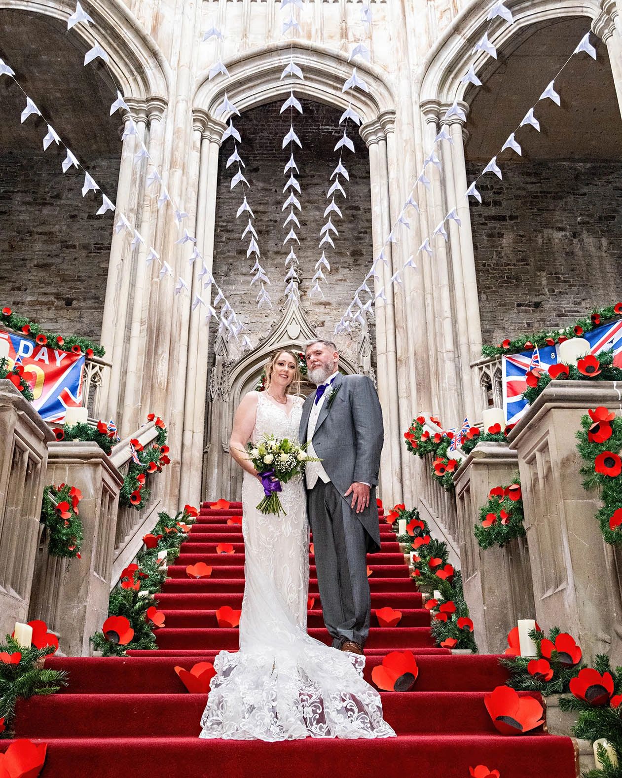 Wedding photography at Margam Castle
