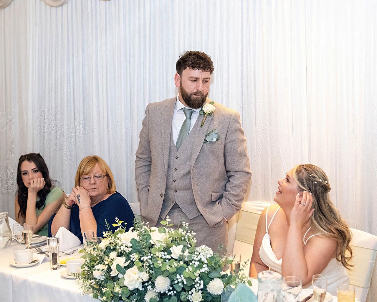 Professional wedding photography at DoubleTree Bristol