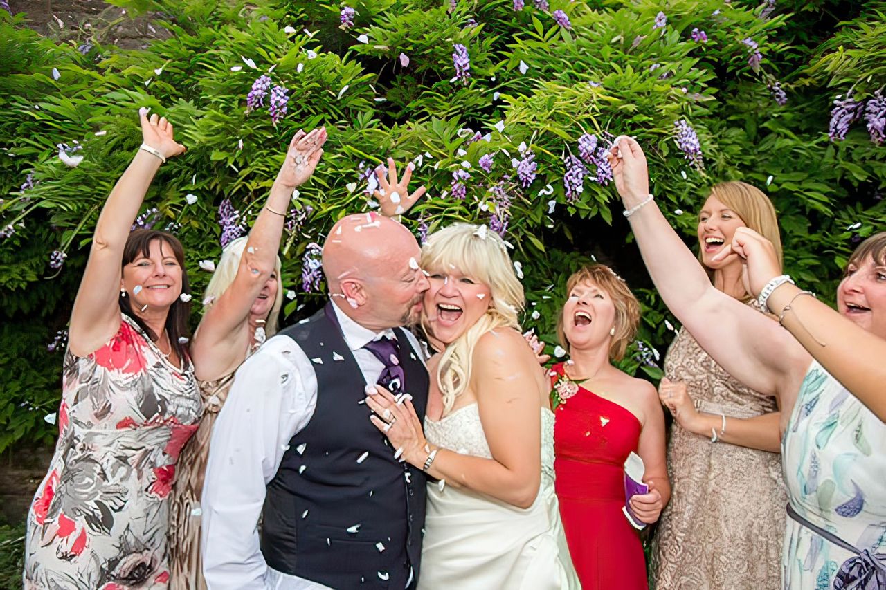 Usk Castle wedding photos