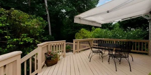 Premium Ipe hardwood decking with hidden fasteners and bespoke timber steps  estate in Teignbridge.