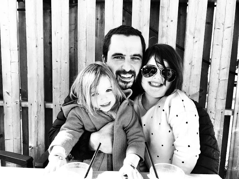 Ted with his kids. 