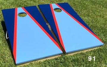 Royal and Light Blue Cornhole Boards