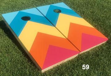 Assorted Colors Cornhole Boards