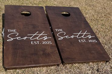Wedding Cornhole Boards