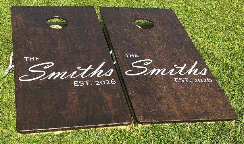 Wedding Cornhole Boards