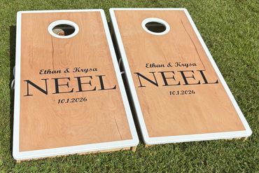 Wedding Cornhole Boards