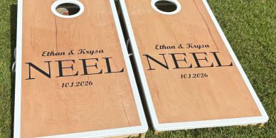 Wedding Cornhole Boards 
