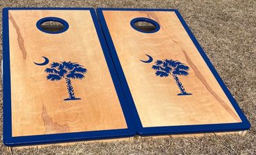 Palmetto and Moon Cornhole Boards