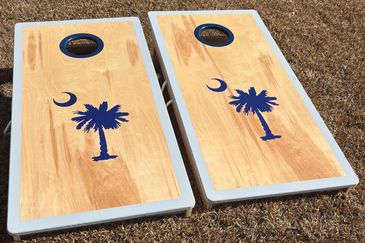 Palmetto and Moon Cornhole Boards