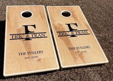Wedding Cornhole Boards