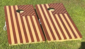 Cognac Corn Hole Boards