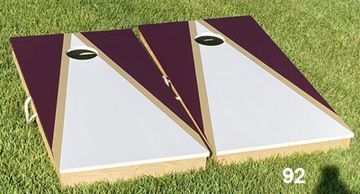 Wine and White Cornhole Boards