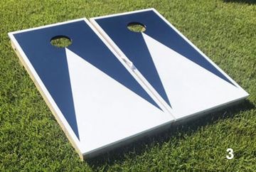 Navy Cornhole Boards