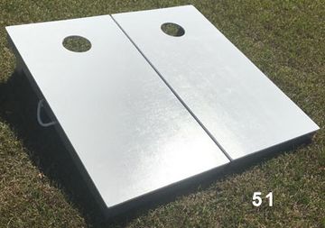 White Cornhole Boards