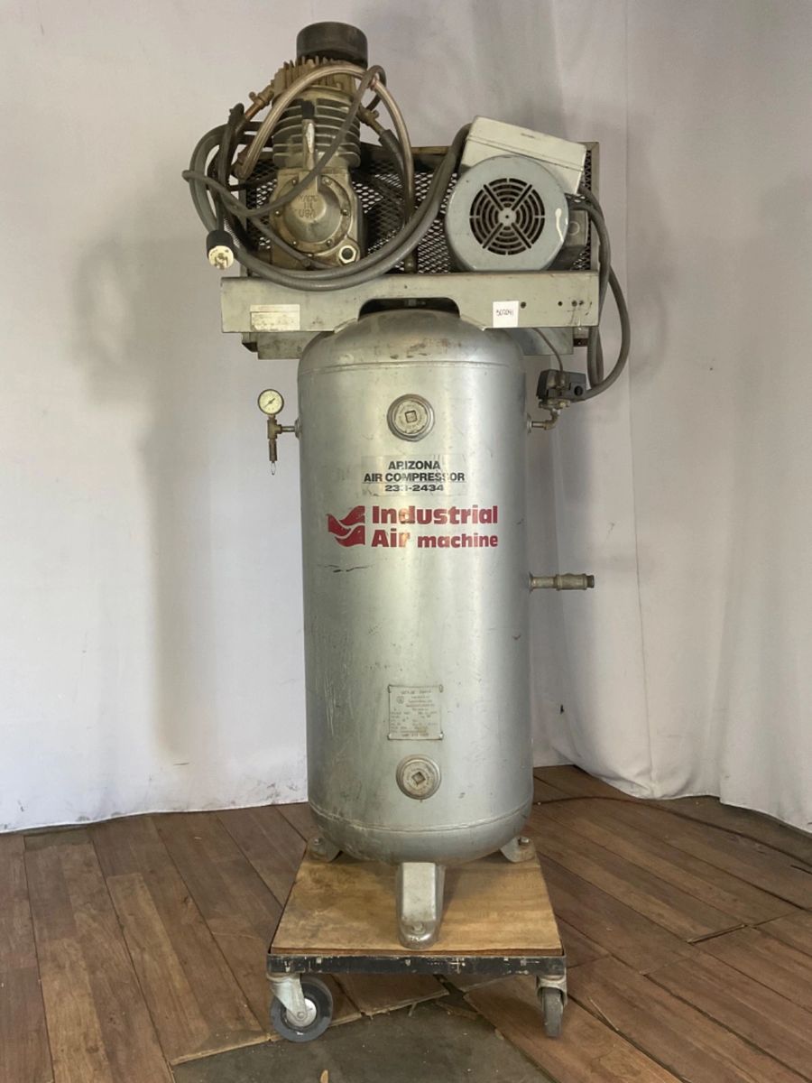 INDUSTRIAL AIR MACHINE; 5 HP; SINGLE PHASE; WITH GE MOTORA521E60V