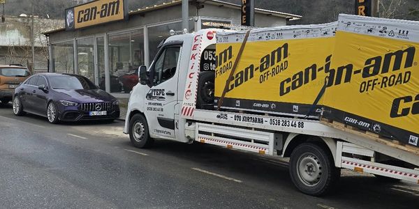Atv, utv ve jetski araçlarınız dilediğiniz yere en yakın çekici ile anında transfer edilir.