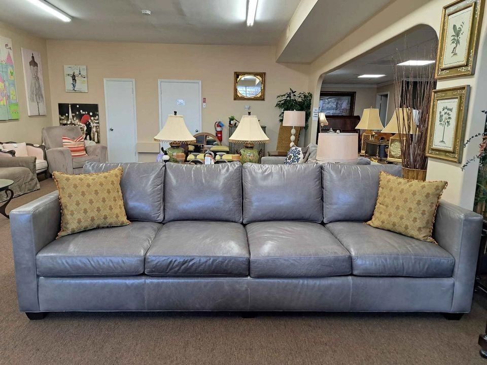 Bradington-Young Large Leather Sofa