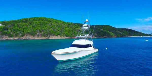 Viking Yachts 55' Convertible somewhere in the Caribbean.