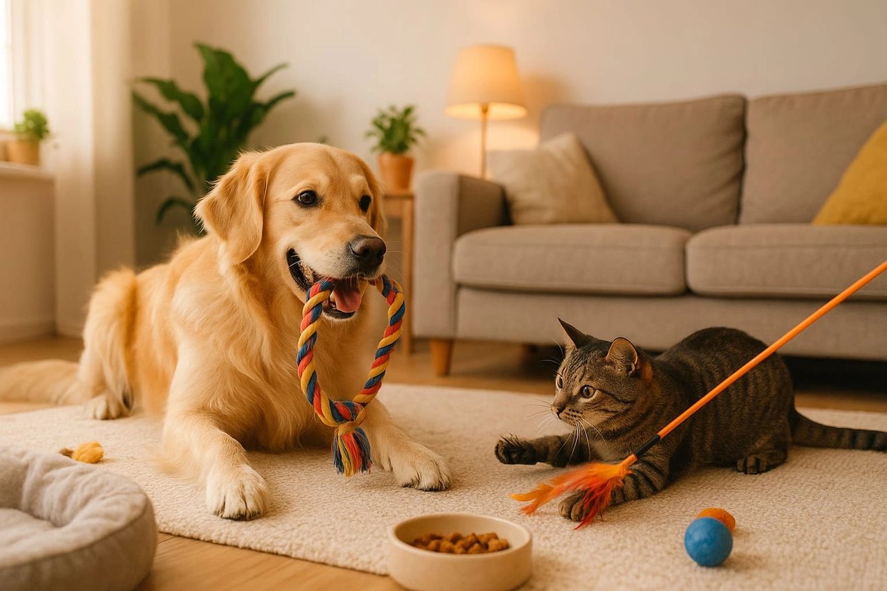 🐾 Fun Activities to Do with Your Dog & Cat at Home