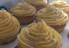 yellow swirl cupcakes 